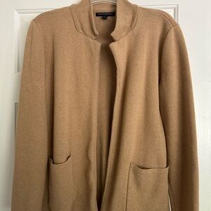 Banana Republic Tan Open Front Cardigan